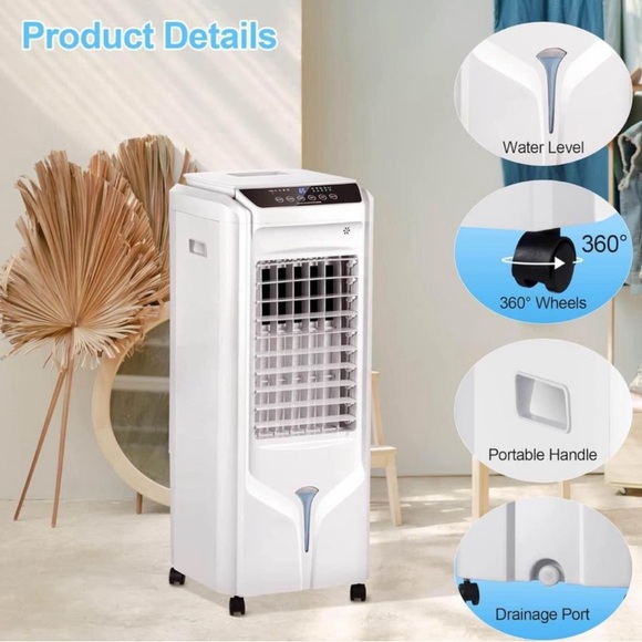 SPT SF-615H Evaporative Air Cooler with 3D Cooling Pad and Ultrasonic Humidifier - Picture 9 of 12